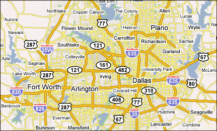 Dfw Metroplex Zip Code Map - United States Map